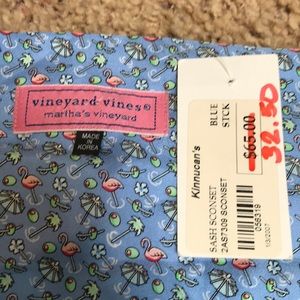 Vineyard Vines sash blue with pattern